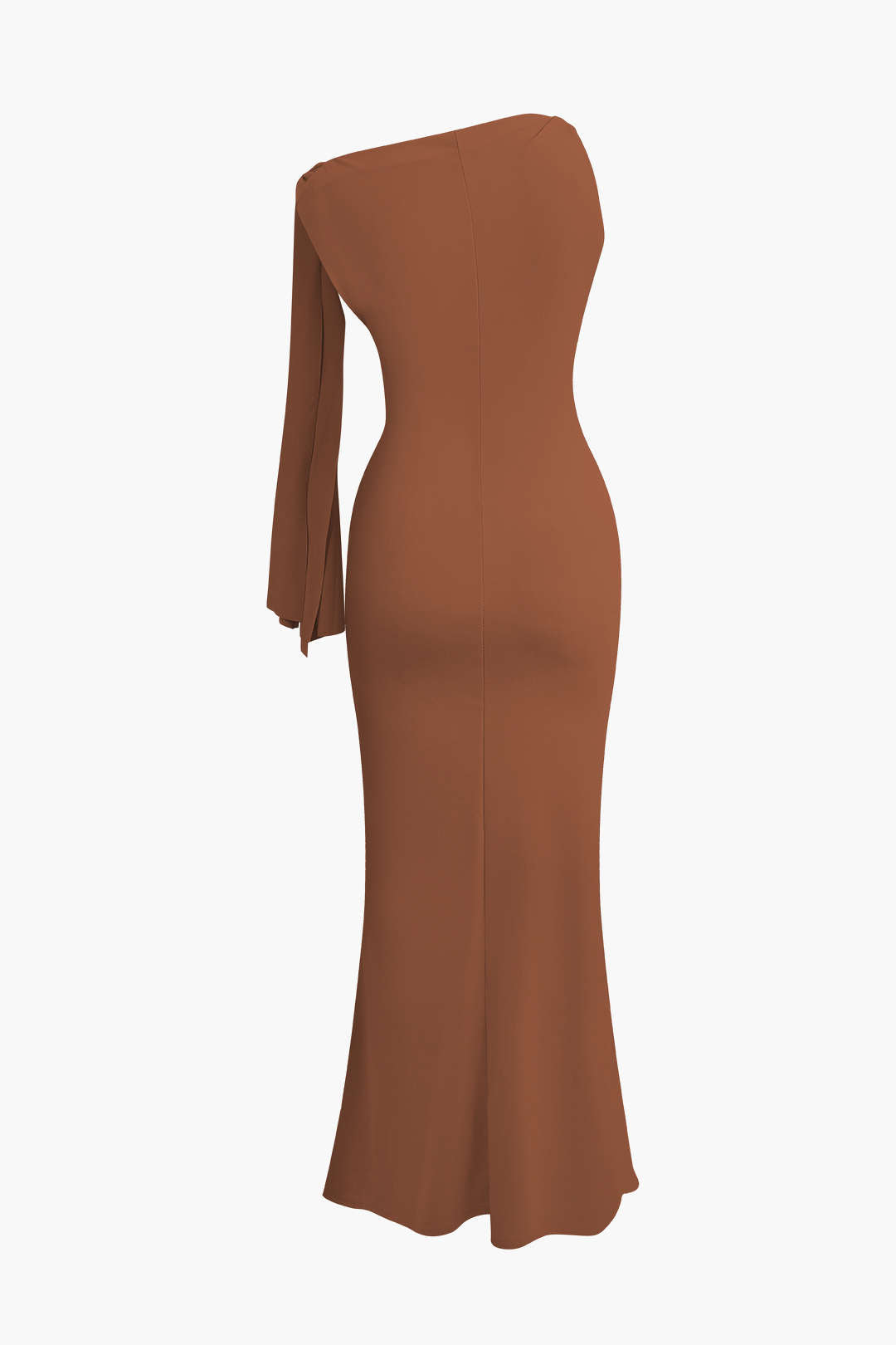 Aiertu  Asymmetrical Twist Knot Mermaid Maxi Dress Aiertu