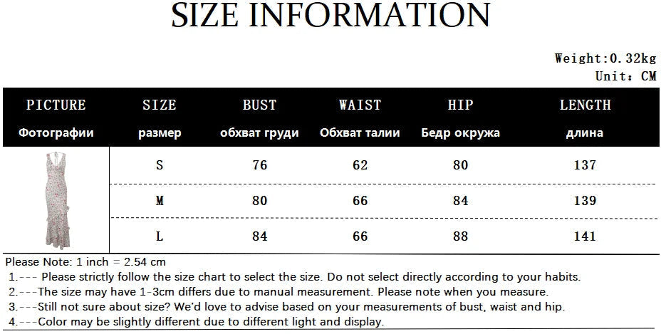 Aiertu  Floral Print Sexy V Neck Ruffles Elegant Bodycon Maxi Dresses Spring Fashion Holiday Streetwear Party Women Vestidos Aiertu