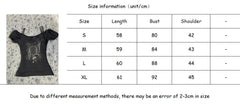 Aiertu  -  Retro Streetwear Y2K Letter Print T-Shirt Women Fashion Street Millennial Trend One Neck Spice Girl Slim Harajuku Casual Top Aiertu