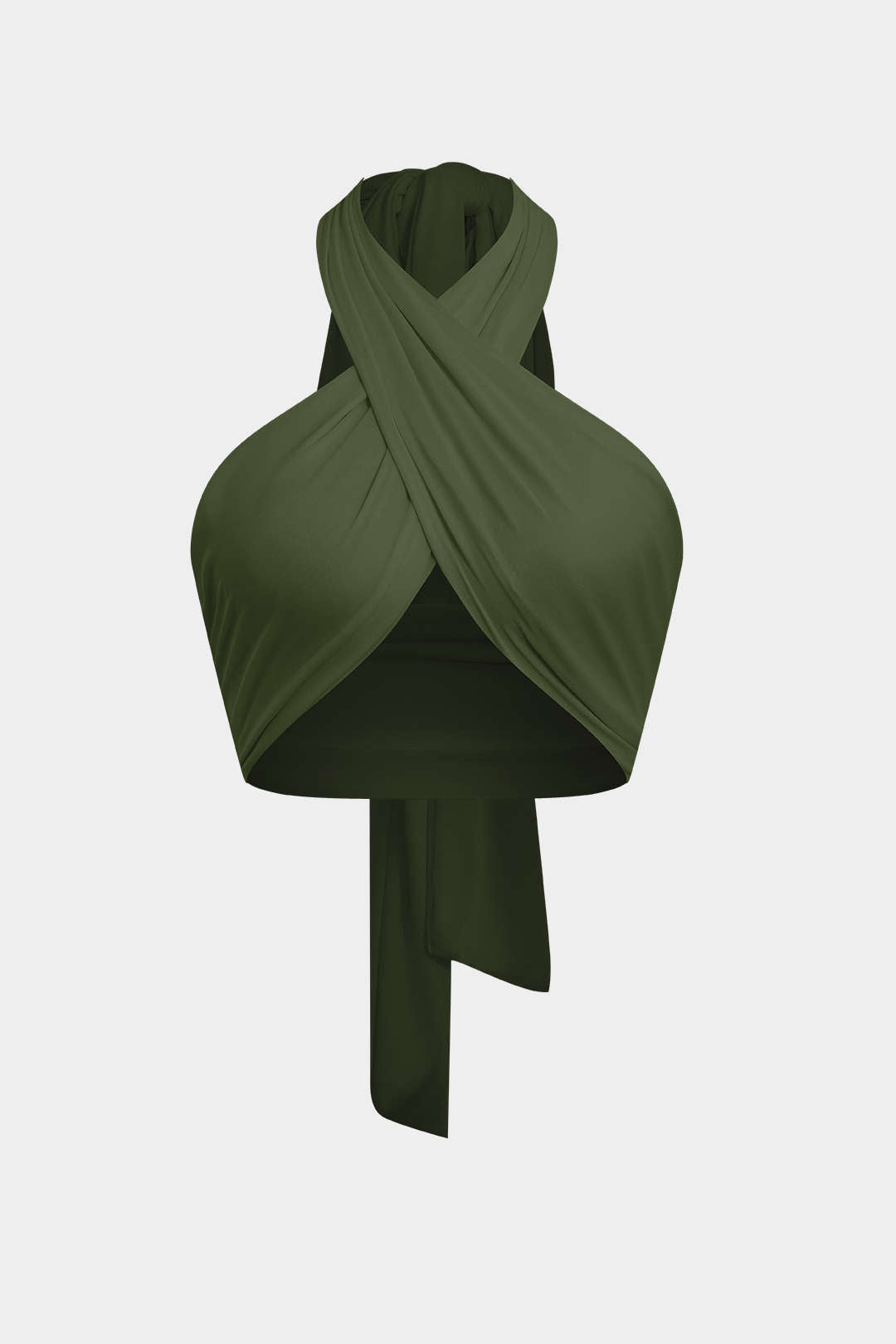 Aiertu  Tie-Back Cross Halter Tank Top Aiertu