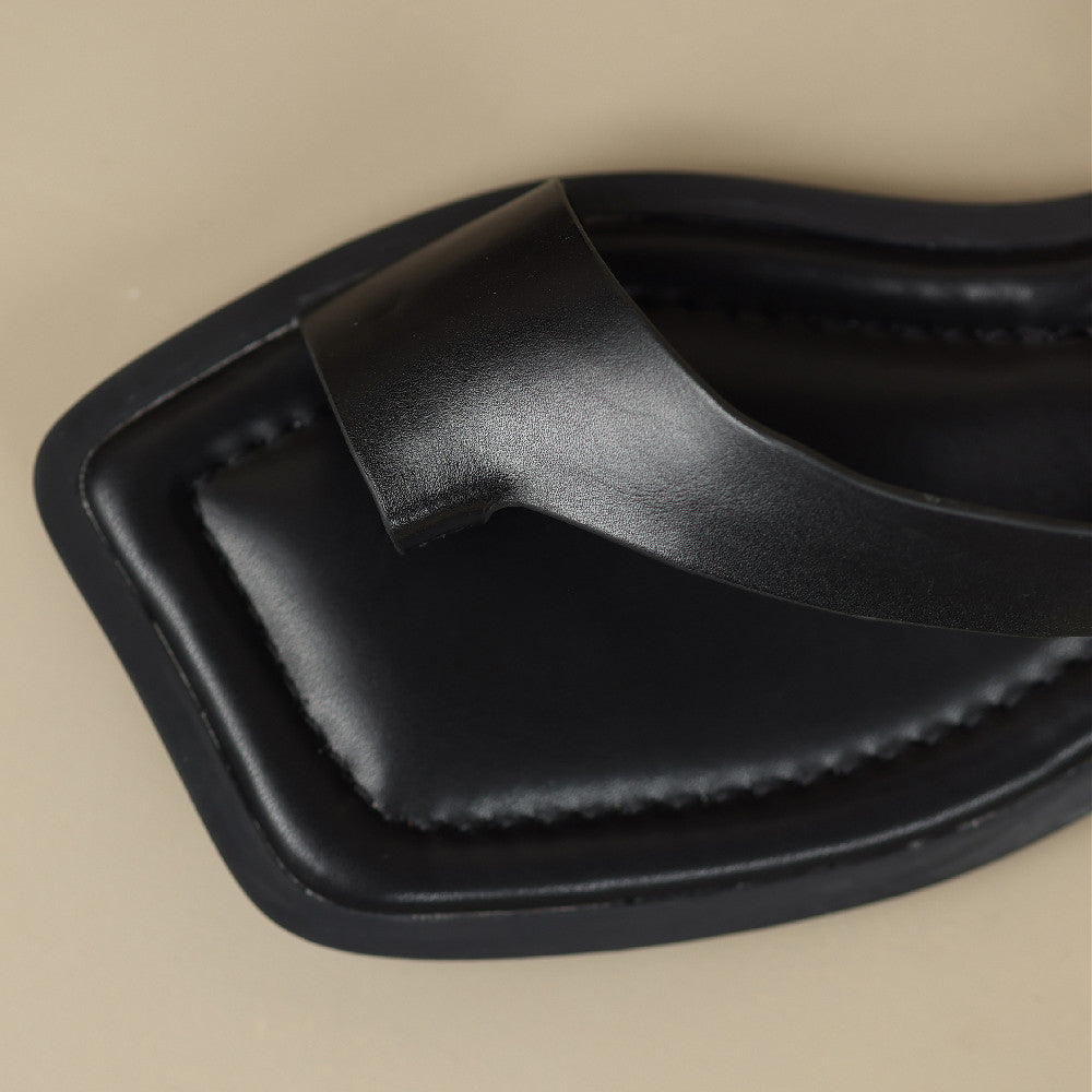 Aiertu  -  women's sandals summer genuine leather narrow band ankle strap flats sandals soft comfortable casual shoes women Aiertu
