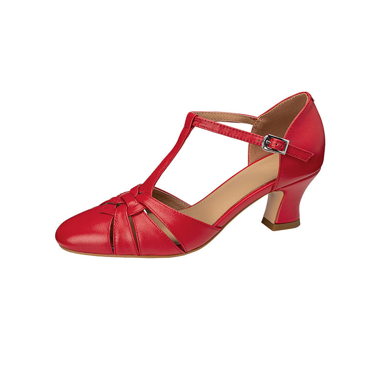 Aiertu  New Summer Genuine Leather Women Shoes Square Toe Shallow Women Pumps Mary Jane Shoes for Women Chunky Heel Casual Shoes Aiertu