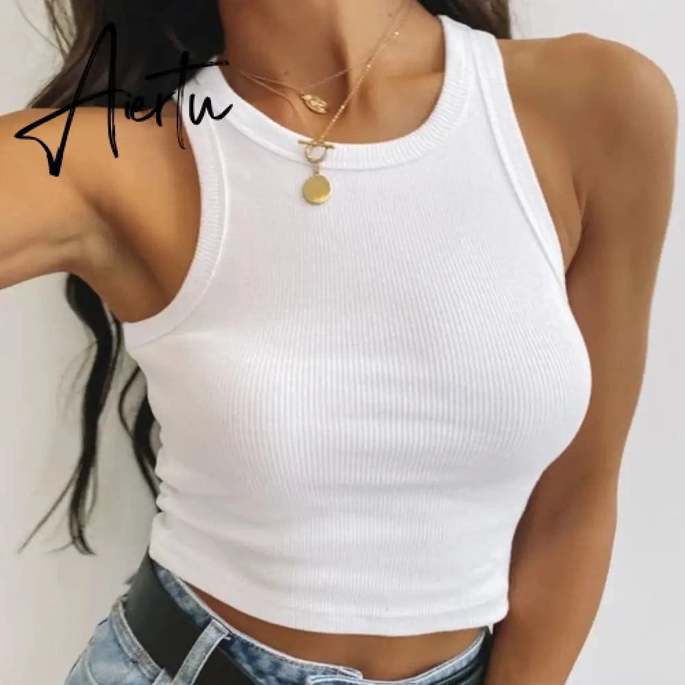 Casual Solid O-Neck Long Sleeve Crop Top Women Pullover Side Drawstring Sweatshirt Ruched White T-Shirt Tee Shirt Women Clothing Aiertu