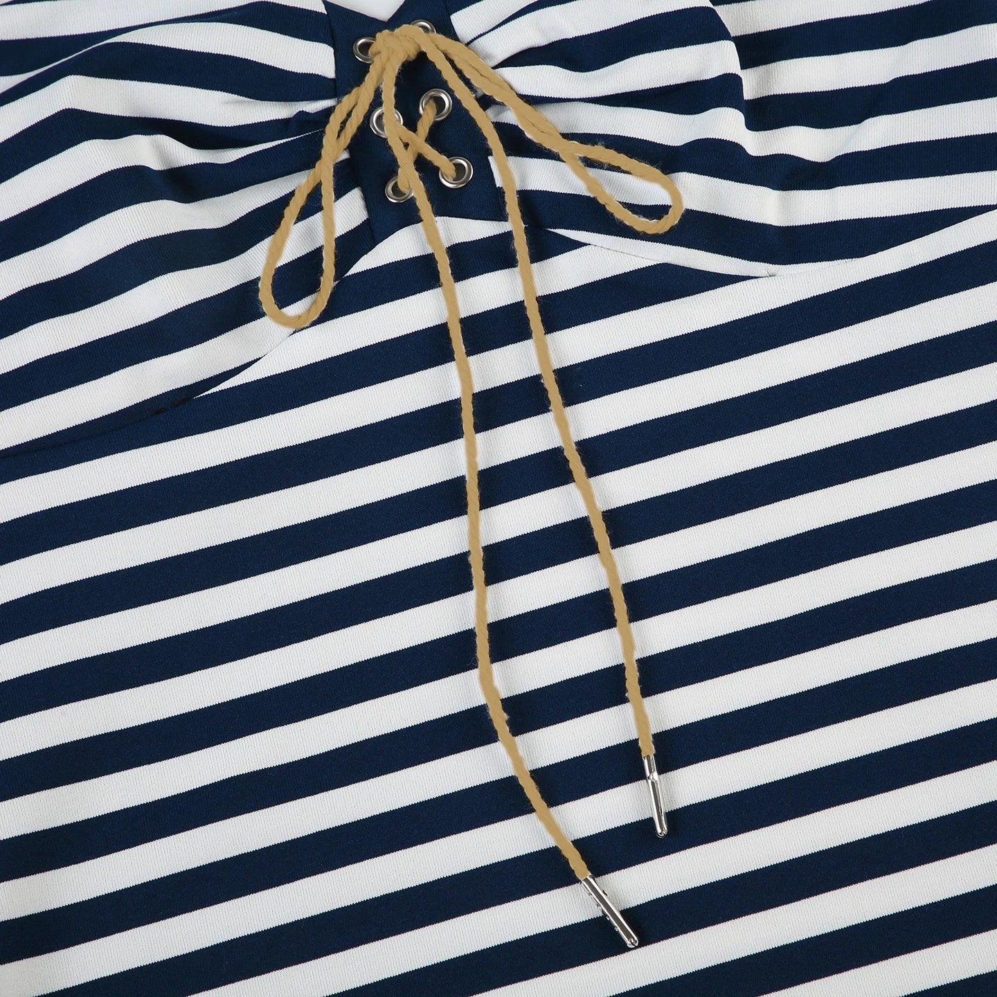 Aiertu  -  Y2K Women Tie Up Front Striped Halter Vest Backless Sexy Casual Fitted Sleeveless Crop Top Summer Fashion Tank Tops Aiertu