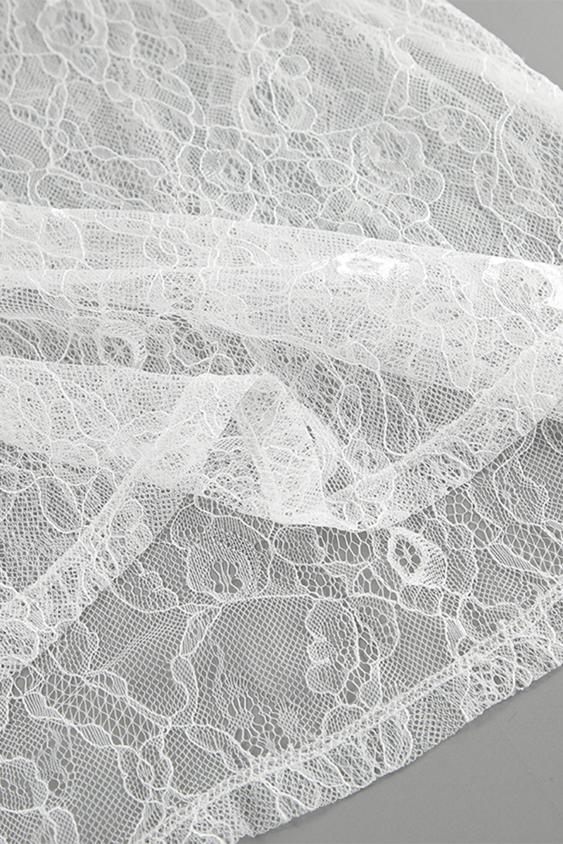 Aiertu  -Sexy Lace Hollow Out Loose High Waist Type A Bottoms aiertu