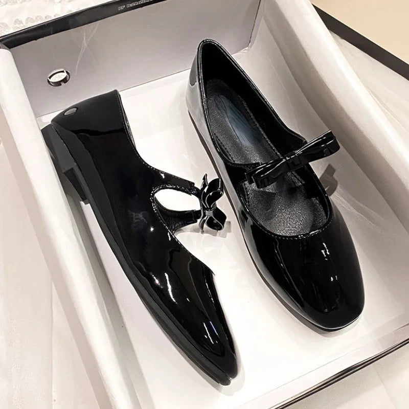 Aiertu  -  Elegant Butterfly Knot Women's Ballet Flats Brand Designer Comfortable Soft Sole Plus Size Light Walking 2025 fashion Lady Shoes Aiertu