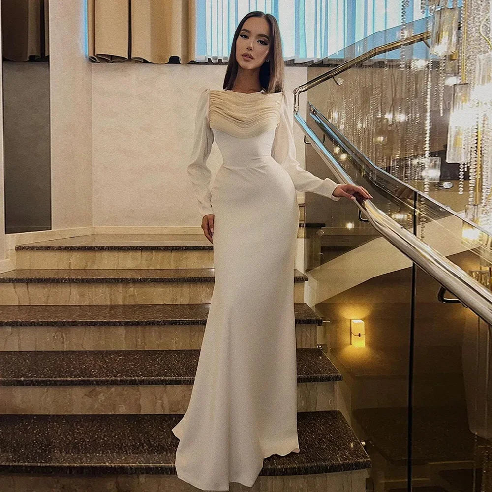 Aiertu  -  Winter Autumn Wedding Guest Party Dresses 2026 New Arrivals Black Formal Maxi Occasion Dress Elegant Lace Up Dress Women Aiertu