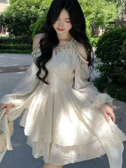 Aiertu  -  Elegant and Chic Women Fashion New Party Dress Spring Summer Casual A-Line Sequin Birthday Wedding Vestidos Female Clothes Aiertu