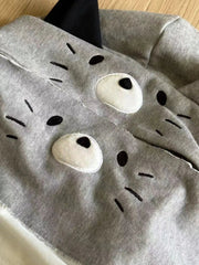 Aiertu  -  Harajuku Stripe Hoodies Women Kawaii Tops Cat Ear Hooded Jacker Grunge Streetwear Lace Patch Y2k Aesthetic Zipper Sweatshirt Aiertu