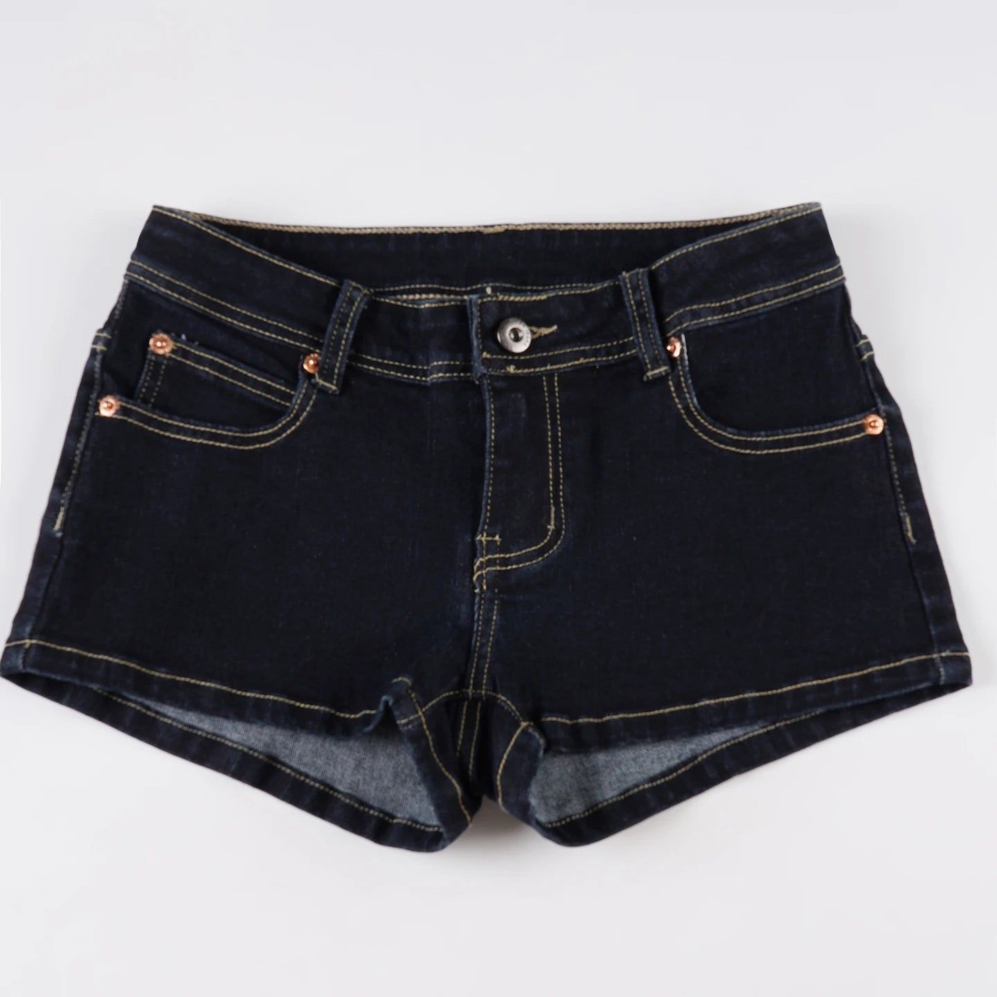 Aiertu  -  Casual Basic Denim Shorts Streetwear y2k Low Rise Skinny Pockets Short Jeans for Women Korean Style Shorts 90s Aesthetic Aiertu