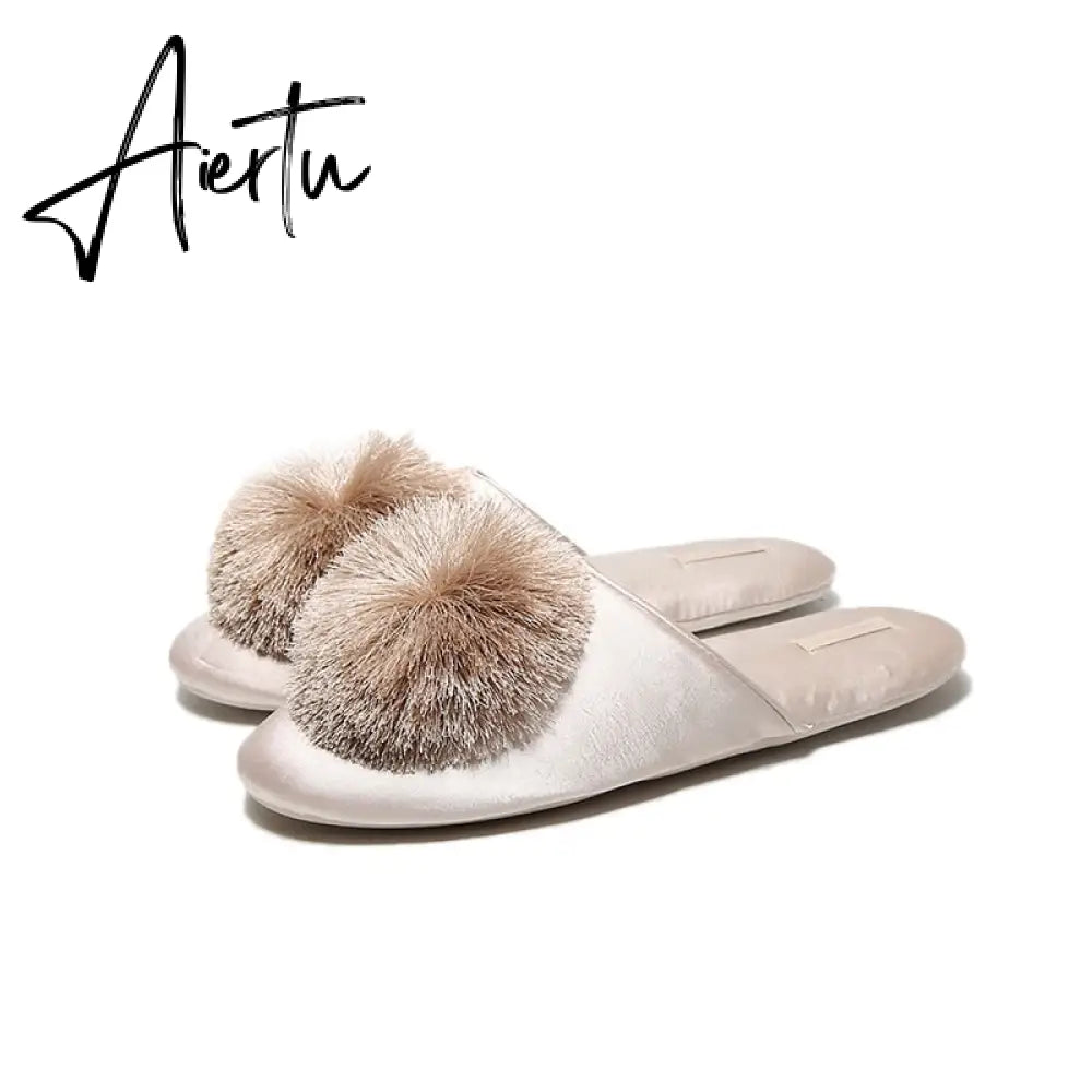 Cute Women Slippers Home Indoor Women House Shoes Summer Ladies Slides Aiertu