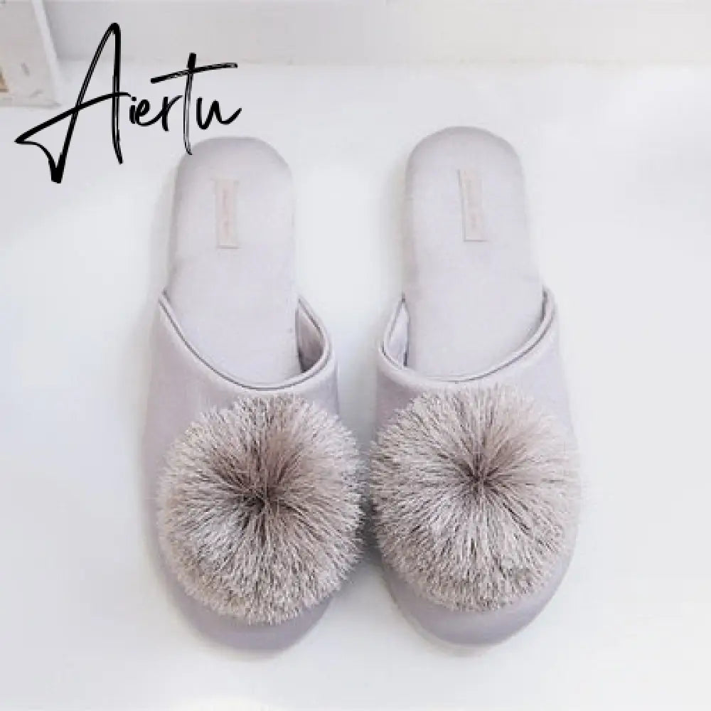 Cute Women Slippers Home Indoor Women House Shoes Summer Ladies Slides Aiertu
