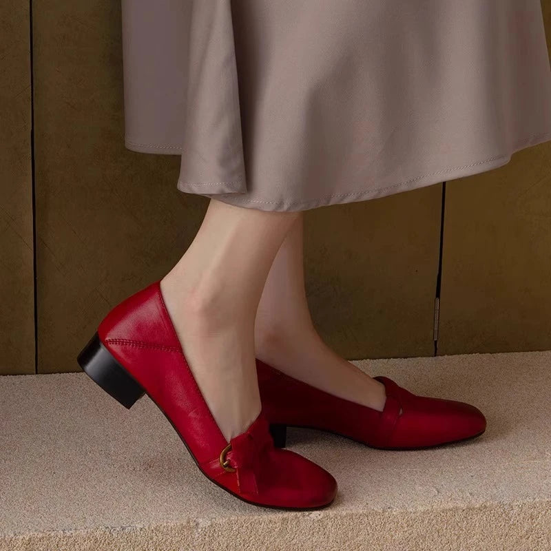 Aiertu  -  Women Flats Loafers Shoes Summer Sandals New Mary Jane Leather Shoes Luxury Brand Dress Sneakers Shoes Woman Zapatillas Aiertu