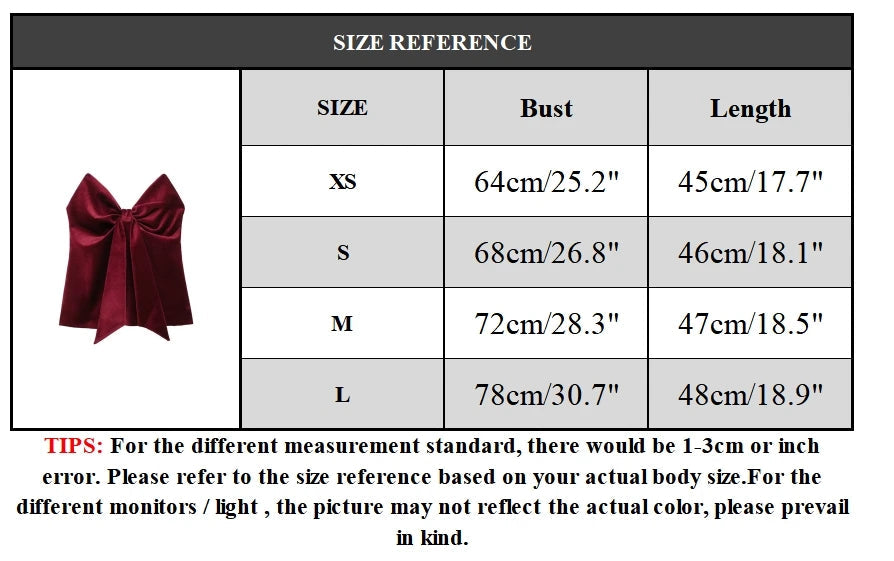 Aiertu  -  Women Fashion With Bow Wine Red Backless Zipper Tops Vintage V-Neck Sleeveless Female Chic Lady Tank Tops Aiertu