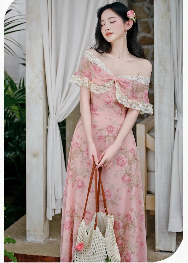 Aiertu  Honey Rose Shabby Chic Princesscore Dress Aiertu