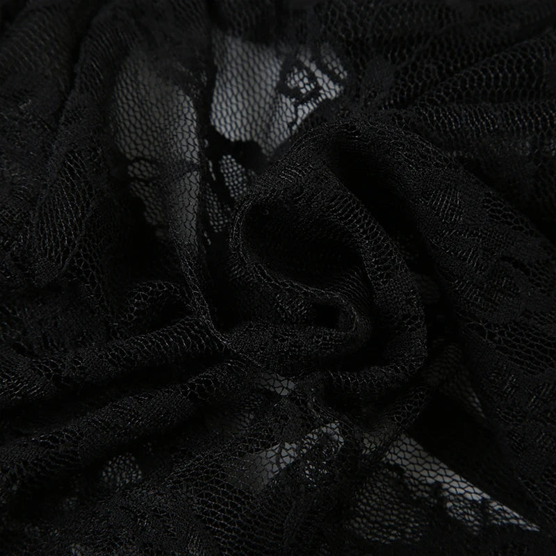 Aiertu  Y2K Lace Camisoles Backless Lace-up Chic Solid Sexy Bustiers Aesthetic 90s Clubwear Cute Korean Backless Outfits Aiertu