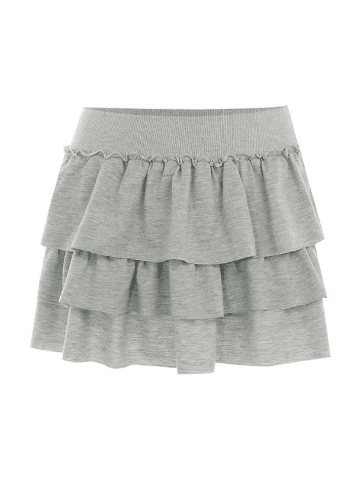 Aiertu  Ultra Short Cake Mini Skirt Aiertu