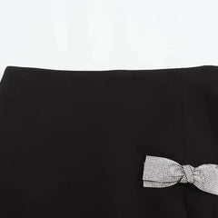 Aiertu  -  High Waist Skirt Women's Skirts Spring Summer Mini Bow Skirt New In  Elegant Designer Skirt Luxury ﻿Streetwear Aiertu