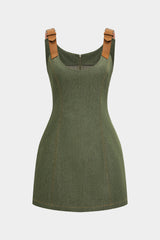 Aiertu  Metallic Decor Sleeveless Dress Aiertu