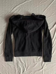 Aiertu  -  All Match Black Color Women Autumn Winter Coats Punk Y2k Aesthetic Letter Print Zipper Jackets American High Street Hoodies Aiertu