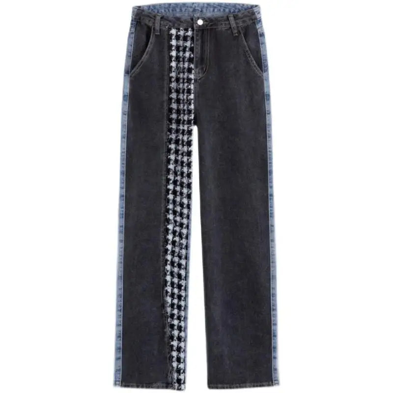 Aiertu  -  American Millennial Hot Girl Large Size Wash Heavy Work Double Belt Design Denim Pleated Skirt Women Fashion Design Skirt Aiertu