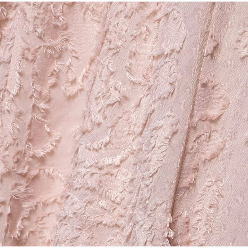 Aiertu  -  Elegant Off Shoulder Prom Gowns 2026 Pink Jacquard Slim Fit Maxi Dresses For Women Summer Evening Party Robes Sleeveless Halter Aiertu