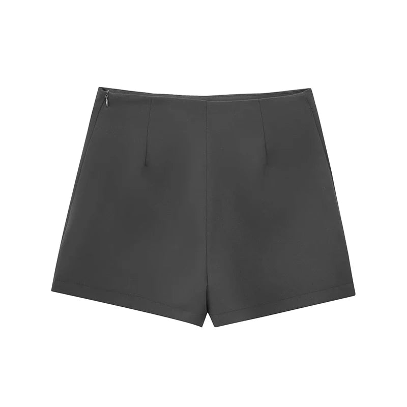Aiertu  -  New Fashion Women Solid High Waist Wrap Elegant Shorts Skirts Aiertu