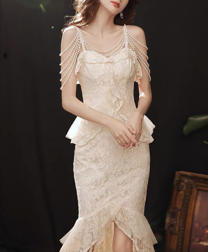Aiertu  Baroque Pearl Royalcore Statement Dress Aiertu