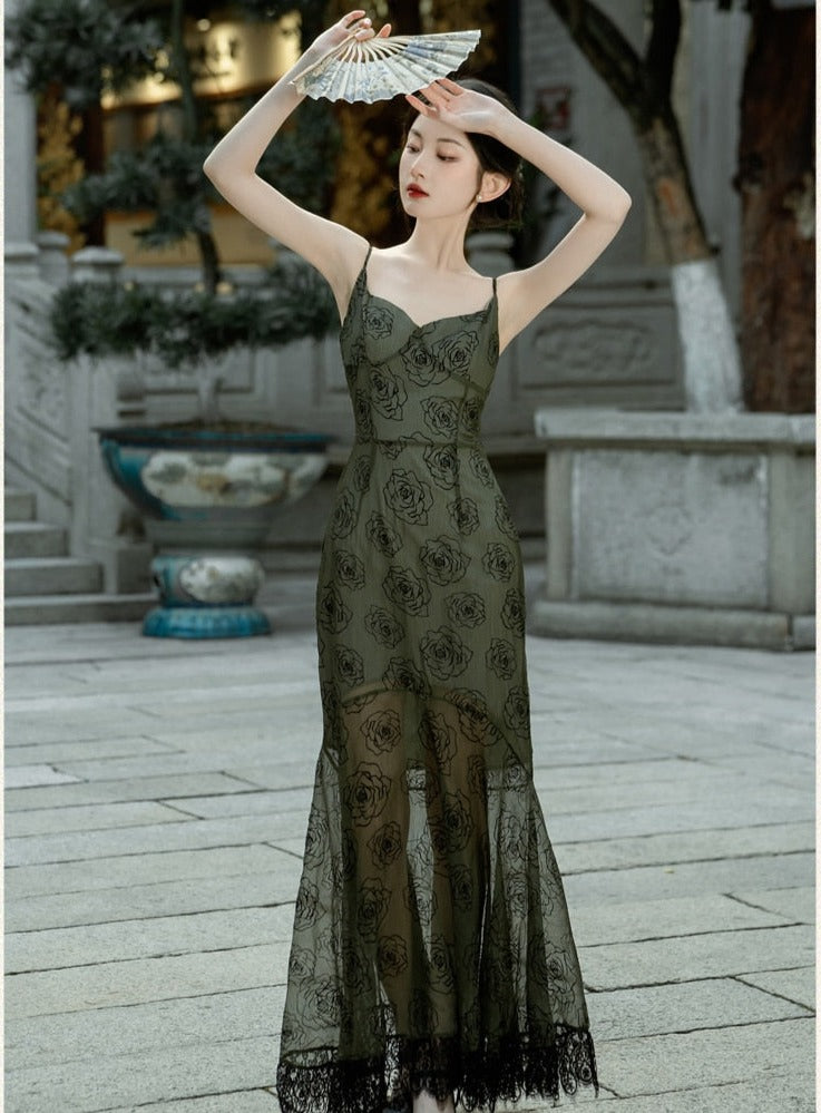Aiertu  Windy Dance Whimsigoth Forest Fairy Dress Aiertu