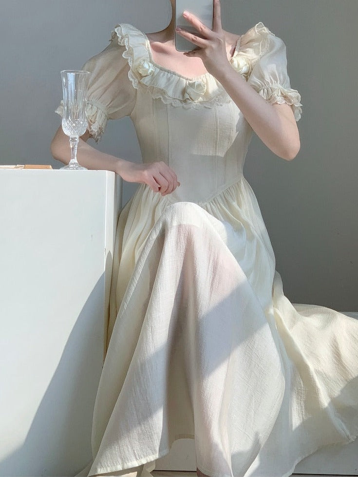 Aiertu  Lasira Light Academia Dress Aiertu