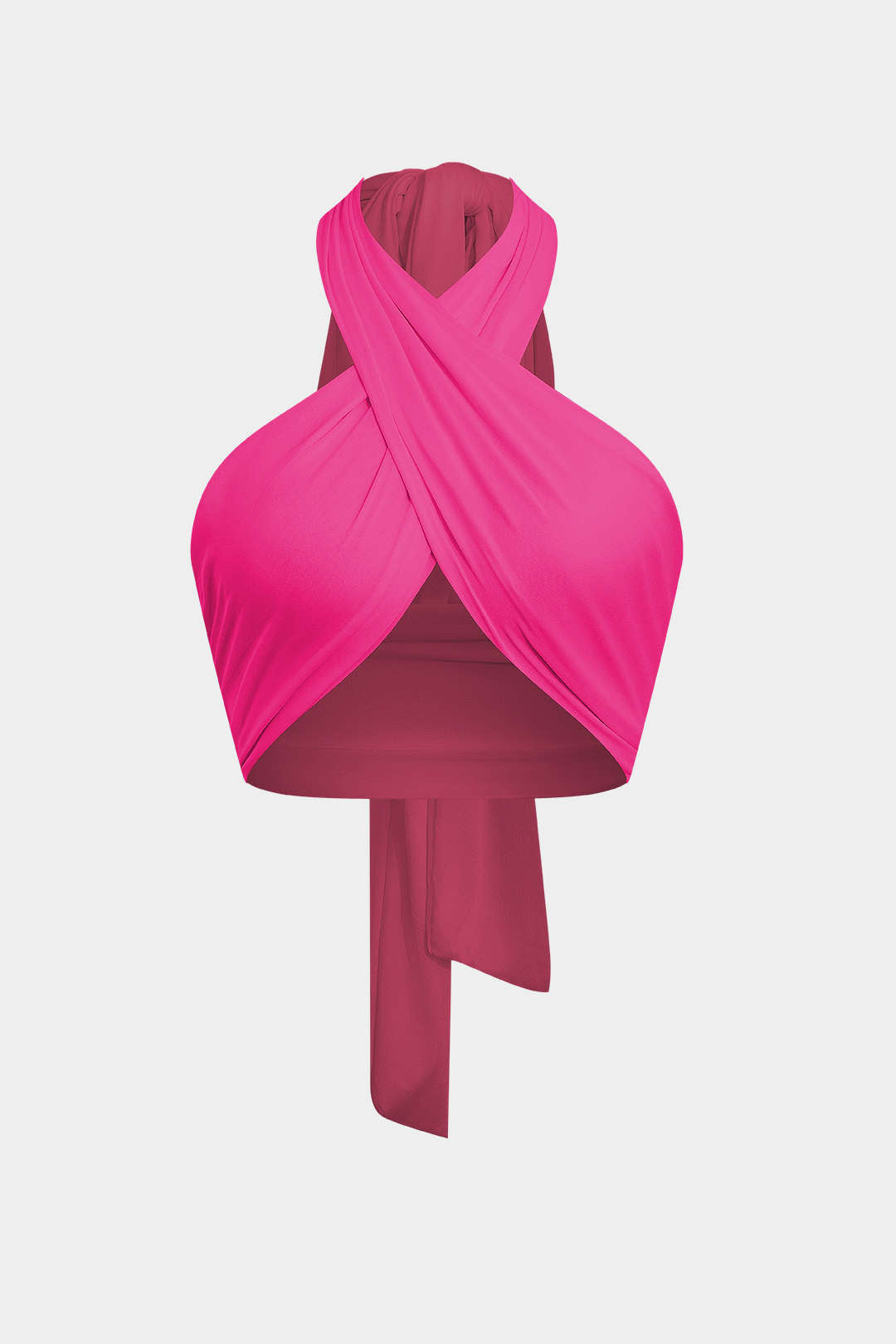 Aiertu  Tie-Back Cross Halter Tank Top Aiertu