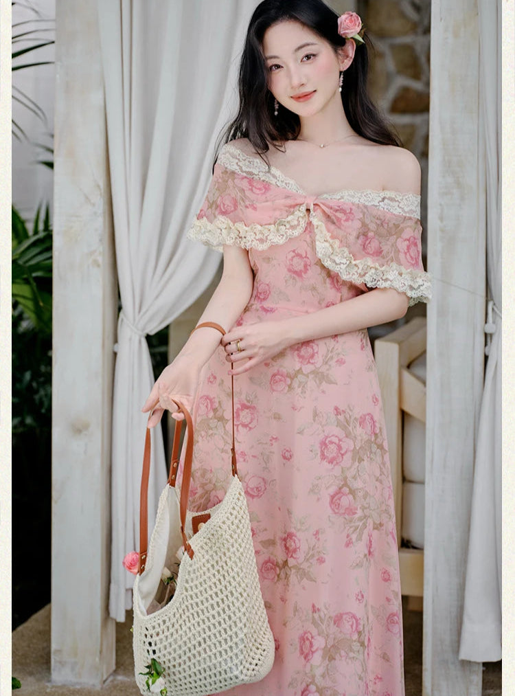 Aiertu  Honey Rose Shabby Chic Princesscore Dress Aiertu