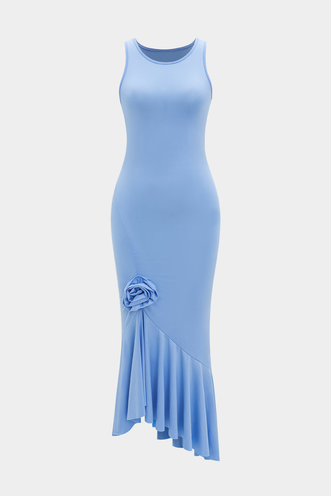 Aiertu  -  3D Floral Sleeveless Tank Mermaid Maxi Dress Aiertu