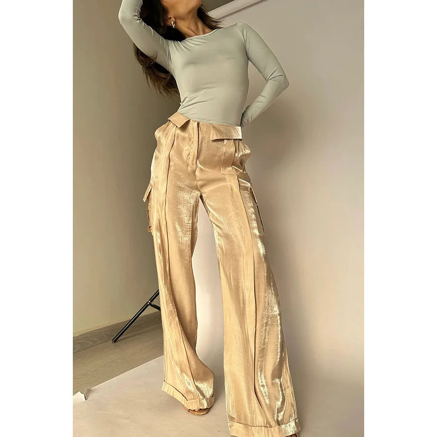 Aiertu  -  Women Baggy Pants Streetwear y2k Low Rise Cargo Pants 2026 Fashion Night Club Party Holiday Long Trousers Korean Style Aiertu
