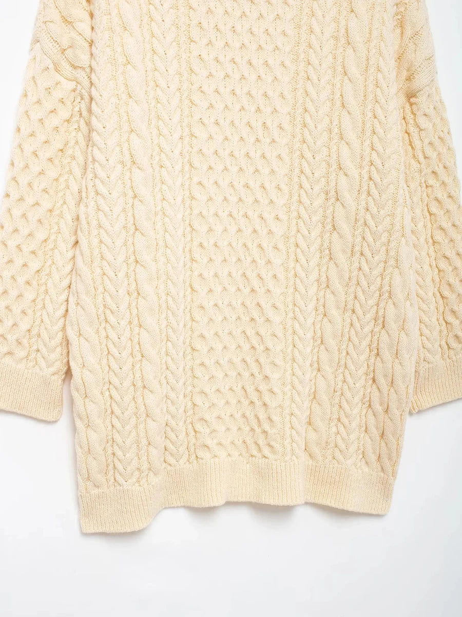Aiertu     -  Fall Outfits 2026 Autumn Solid Color Sweater Women 2026 New Round Neck Long Sleeve Loose Jumper Female Casual Fashion Simple Knitted Pullover Tops Aiertu