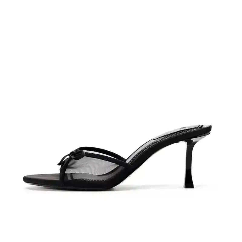 Aiertu  -  Gladiator Summers Leopard Women Slippers Shoes Casual Street Style Ladies Open Toe High Heel Slides Aiertu