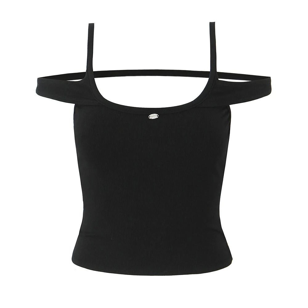 Aiertu  -  Solid Slimming Two Piece Set for Women Square Neck Sleeveless Top High Waist Pant Sets Female New Aiertu