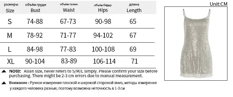 Aiertu  -  party look snspos Sequins Slim Women Mini Dresses Sling Square Collar Female Dress2024 Summer Club Sexy Hip Package Sleeveless Backless Lady Rubes Aiertu