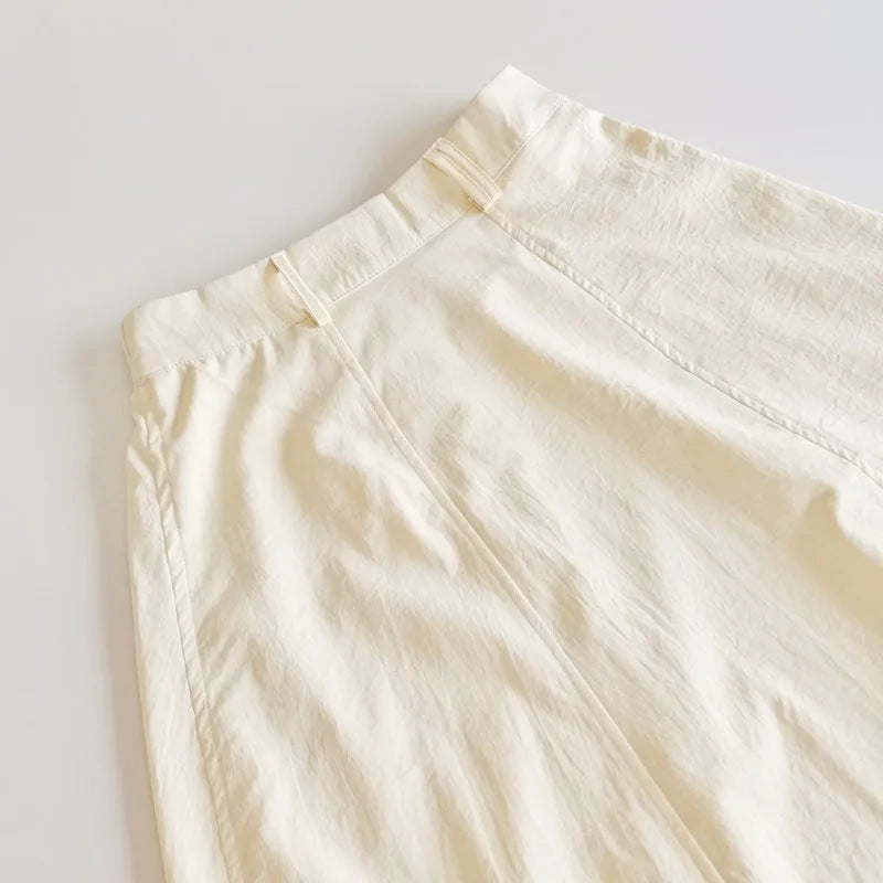 Aiertu  -  Vintage Casual Skirts For Women's Winter High Waist Casual Loose Long Skirt Female Party Solid Street Basic Skirts Aiertu