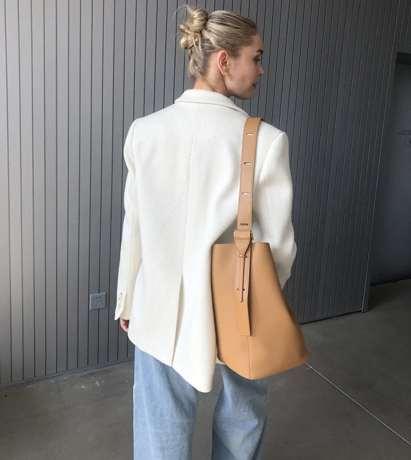 Aiertu  -  2026 Fall / Autumn Winter New Women Fashion Basic Wool Jacket Basic Blazer Aiertu