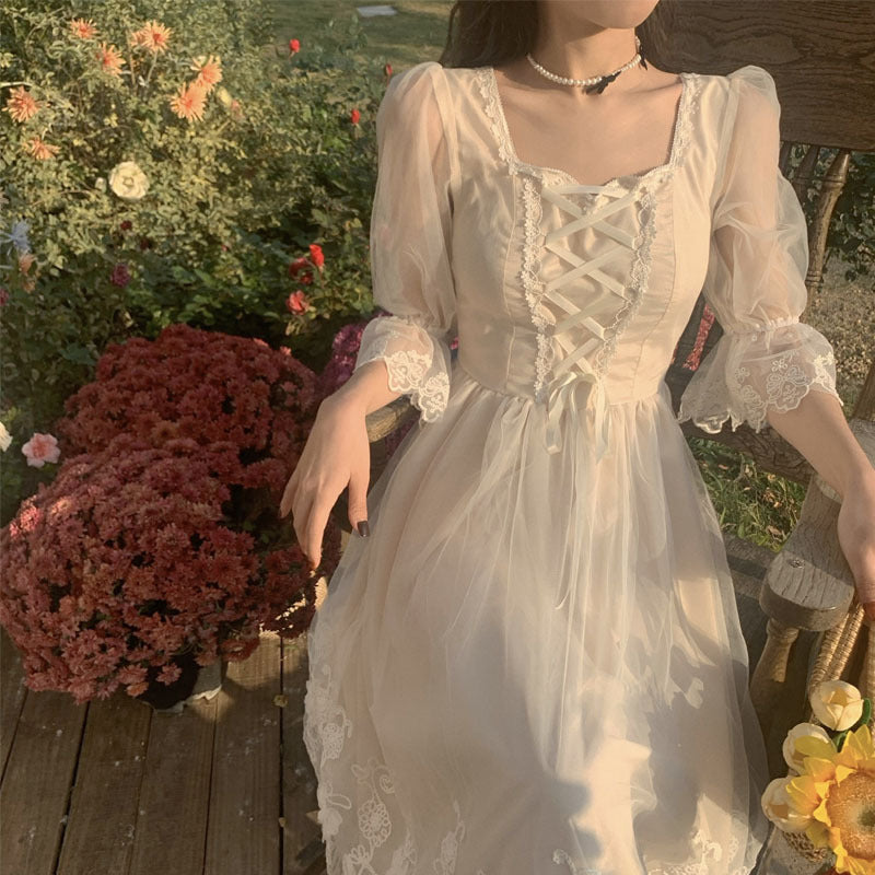 Aiertu - First Love Cottage Dress Aiertu