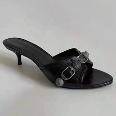 Aiertu  -  New Brand Women's Shoes Sexy Black High Heels Sharp Pointed Suede Pumps Elegant Shallow Mouth Etiquette Shoes Mujer Zapatos Aiertu
