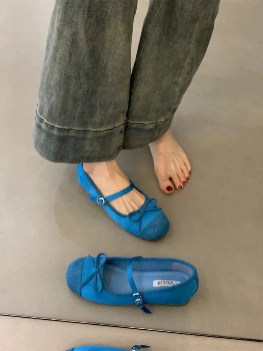 Aiertu  -  Women's Bow Toe Half Slippers Summer Non-Slip Inner Heightening Mary Jane Shoes for Women Soft Soled Breathable Sandals Slippers Aiertu