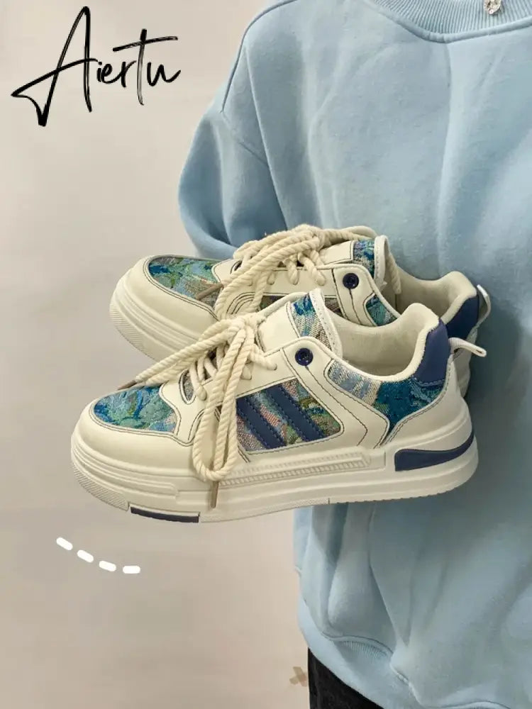 Exquisite and Beautiful Shoes for Women Casual Retro All-match Elegant Student Niche Original Sneakers Zapatillas Mujer Aiertu