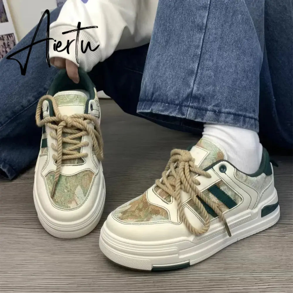 Exquisite and Beautiful Shoes for Women Casual Retro All-match Elegant Student Niche Original Sneakers Zapatillas Mujer Aiertu
