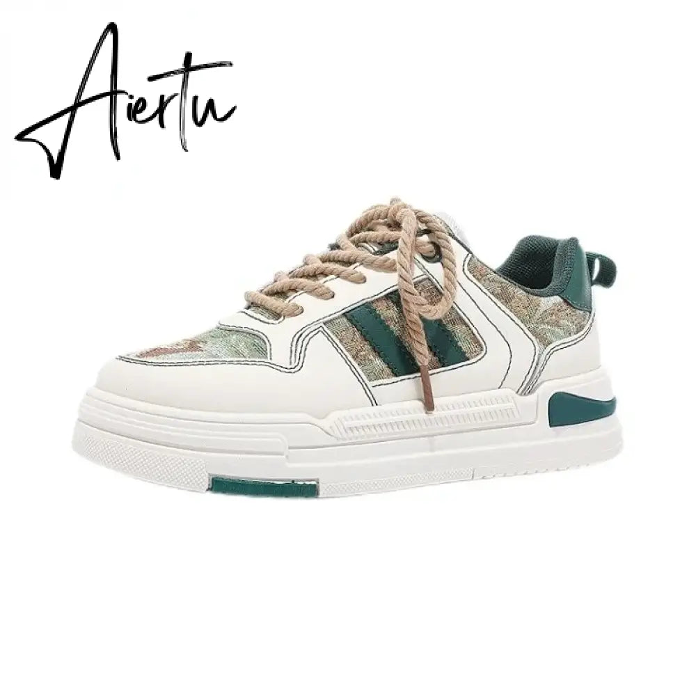 Exquisite and Beautiful Shoes for Women Casual Retro All-match Elegant Student Niche Original Sneakers Zapatillas Mujer Aiertu