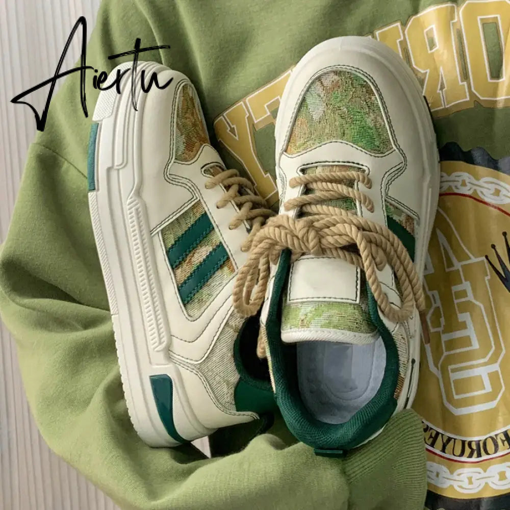 Exquisite and Beautiful Shoes for Women Casual Retro All-match Elegant Student Niche Original Sneakers Zapatillas Mujer Aiertu