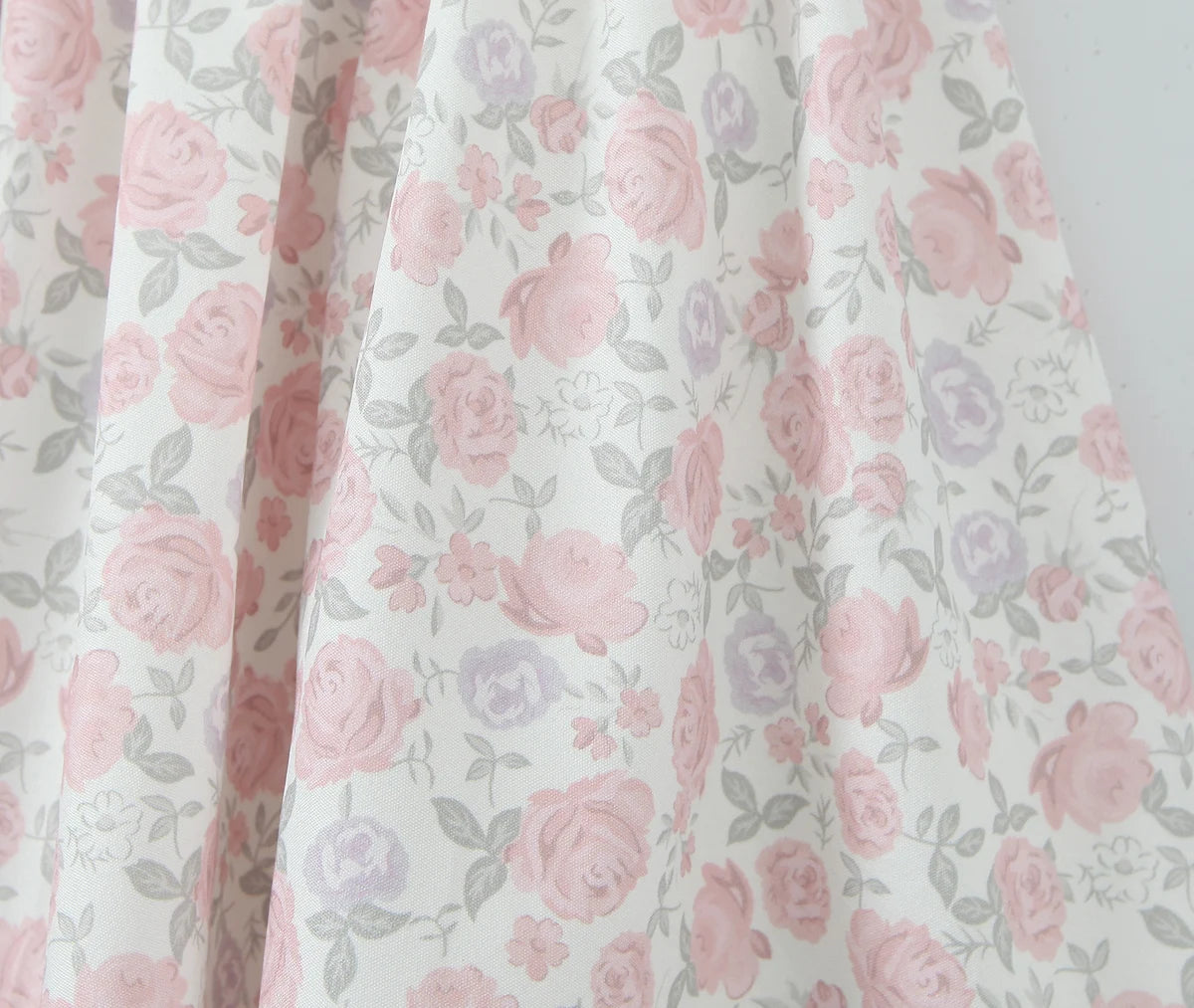 Aiertu  -  Sweet Floral Print Front Cross Lacing Up Front Slim Elastic Low Waist Tank Dress Women Swing A-lined Sling Dresses Robe Aiertu
