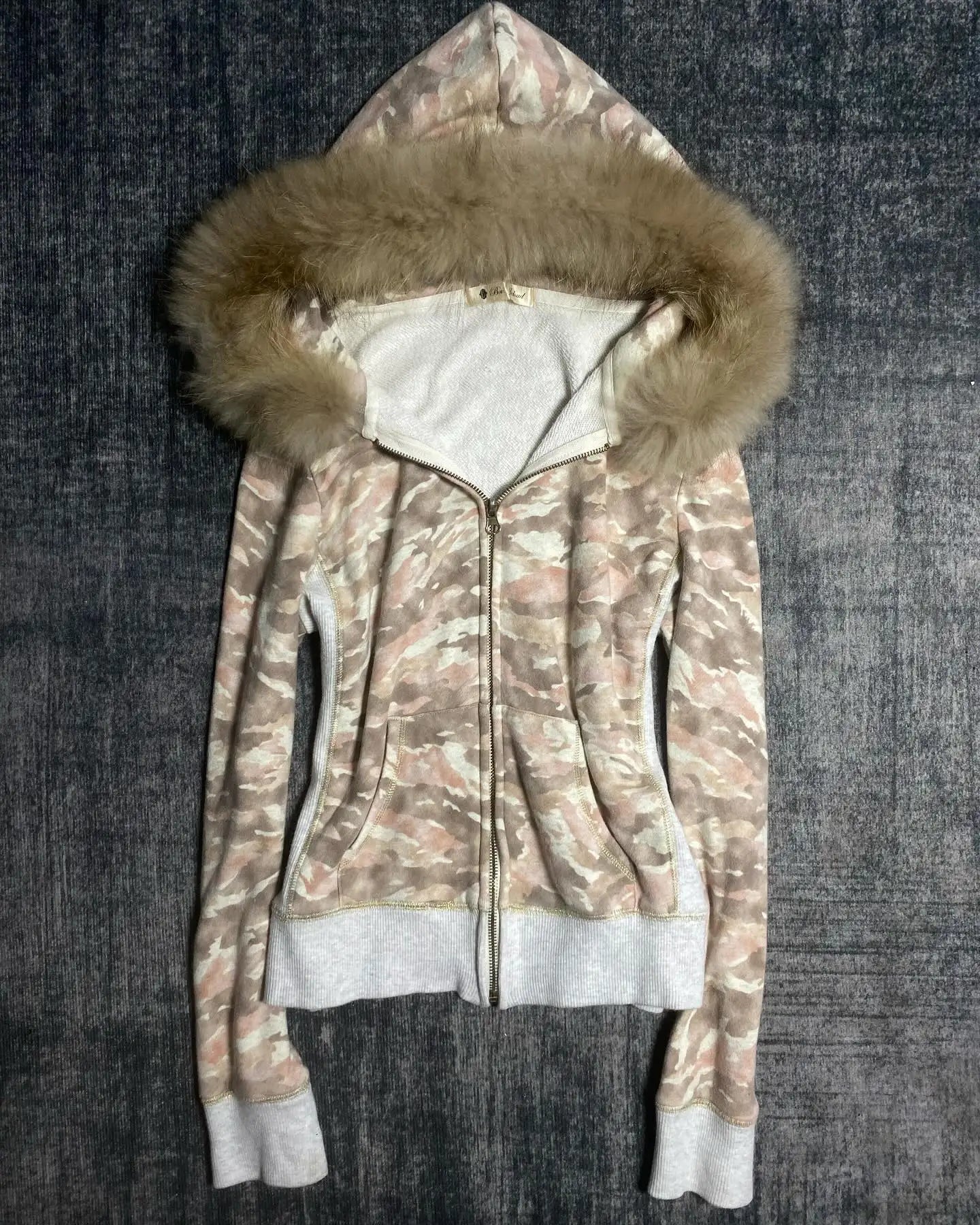 Aiertu  -  Korean Style Light Colour Camouflage Element Aesthetic Warm Hoodies Slim Fit Winter Street Retro Simplicity Cardigan Women Tops Aiertu