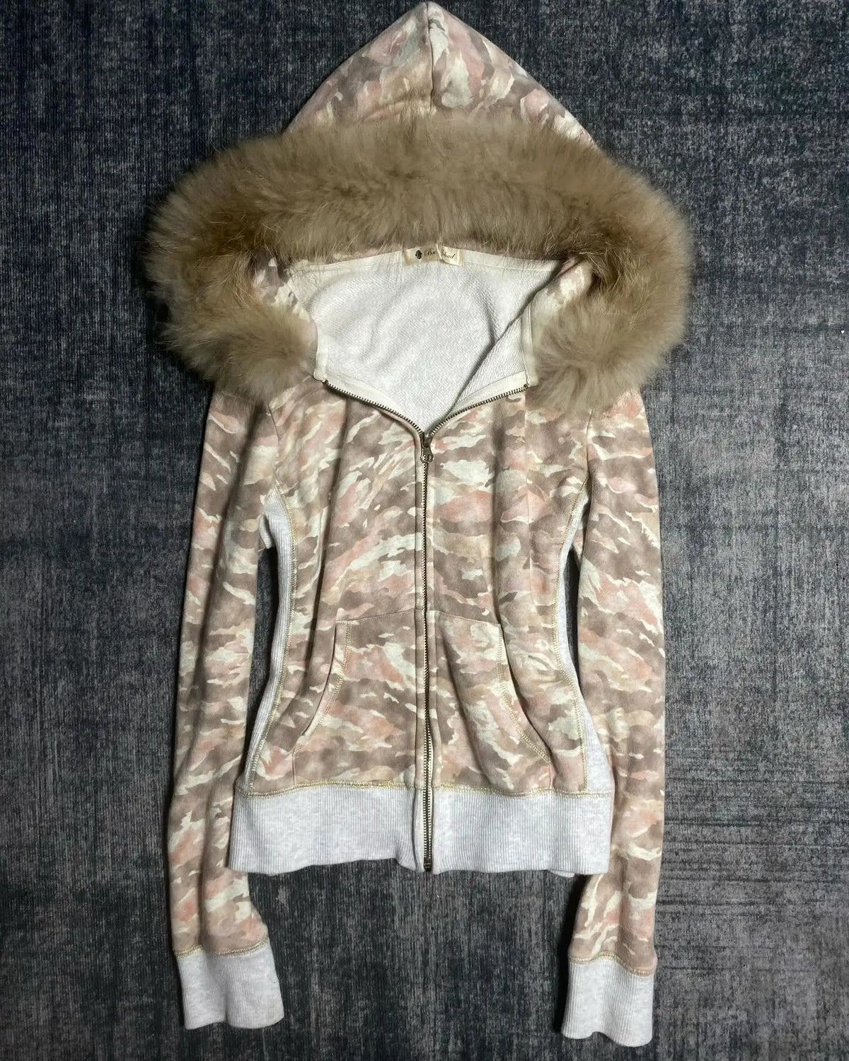 Aiertu  -  Korean Style Light Colour Camouflage Element Aesthetic Warm Hoodies Slim Fit Winter Street Retro Simplicity Cardigan Women Tops Aiertu